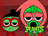 Sprunki Red vs Plants