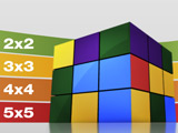 Cubo de Rubik: Different Sizes