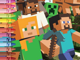 Minecraft Coloring: 4 Pictures