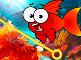 Help the Fish: SAVE IT FROM THE LAVA!