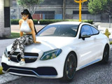 Ride a Girlfriend in Banana CLS 63
