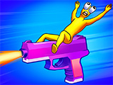 Ragdoll Gun Shooter: Cannon Spinner Playground