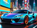 Racing in the City on Sports Cars 2024