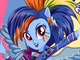 Equestria Girls: Rainbow Dash Rockin' Hairstyle