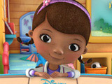 Doc Mcstuffins Treats a Doll