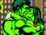 Hulk Kissing
