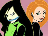 Kim Possible and Shego Coloring Page 2