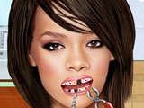 Rihanna at the Dentist