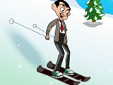 Mr. Bean Skier