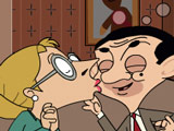 Mr. Bean Kissing