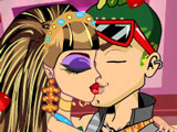 Kiss in Monster High School
