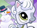 Snowy Pony