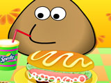 Pou Cooking HotDog