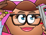 Pou Girl Eye Doctor