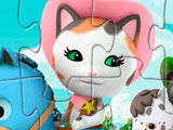 Puzzle Sheriff Callie Riding Horses