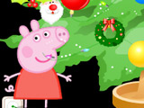 Peppa Pig Decorates Christmas Tree