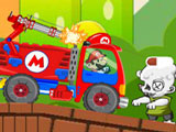 Mario Truck Zombie Shot